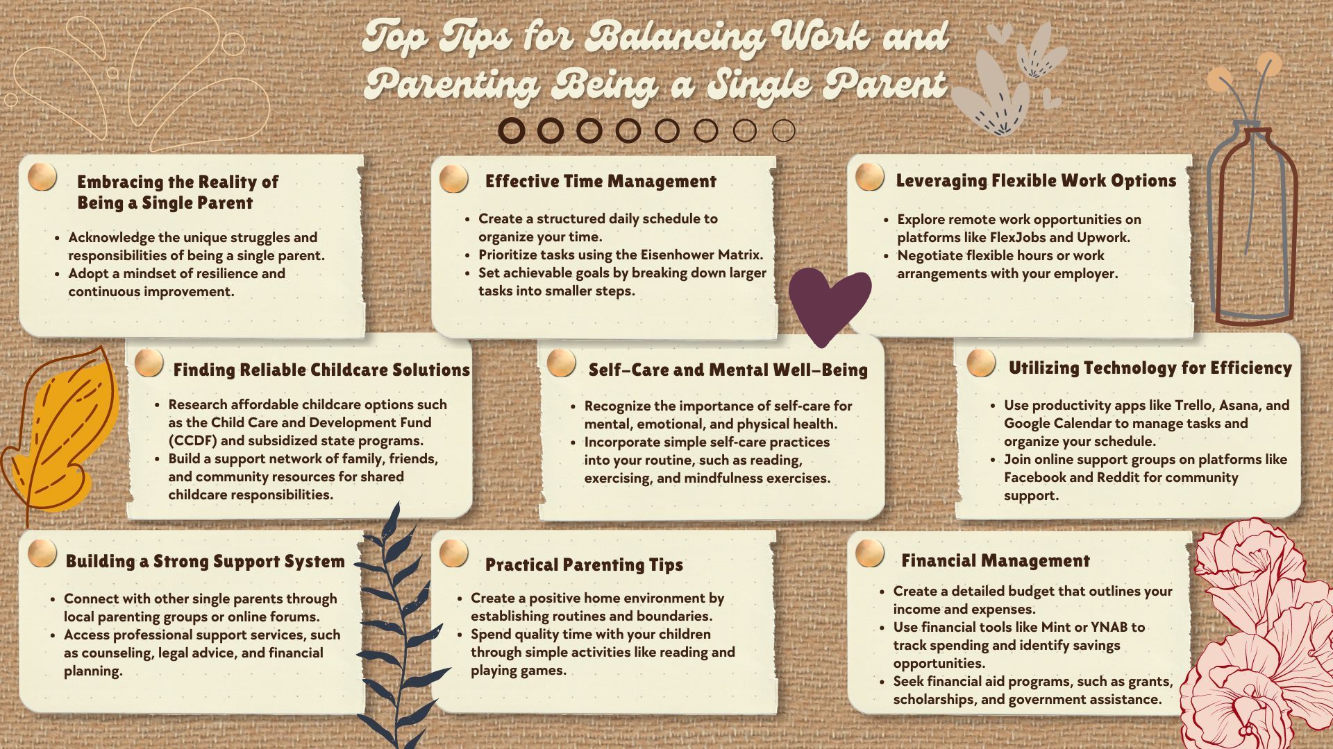 top tips for balancing work and parenting